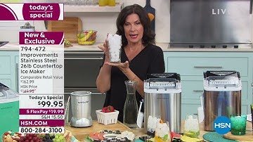 Improvements Portable Ice Maker with 26 lb. Capacity