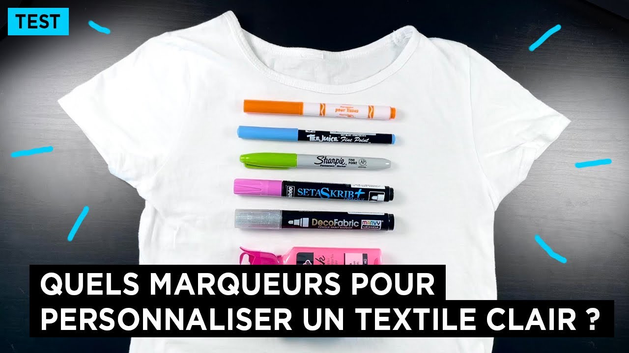 Je teste les peintures & feutres textile ☞ ACTION 👕🎨🖌 