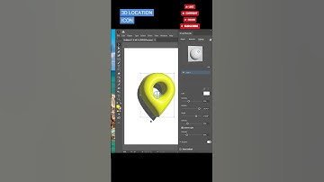 3D LOCATION ICON IN ILLUSTRATOR | 3D ICON | ILLUSTRATOR 3D | HOW TO MAKE 3D SHAPES IN ILLUSTRATOR |