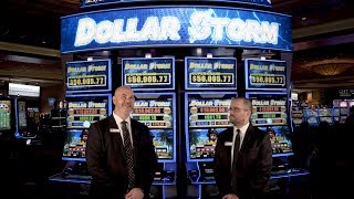 World Premiere: Dollar Storm™ Hits San Manuel Casino! [New Slot Machine] screenshot 5