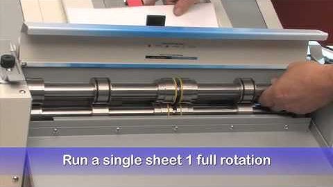 Mini Auto-feed - Spine and Hinge Set Up with Voiceover