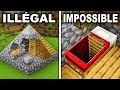 5 BASES ILLĂGALES que TU PEUX FAIRE sur Minecraft !