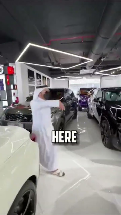 Dubai sheikh buying a car