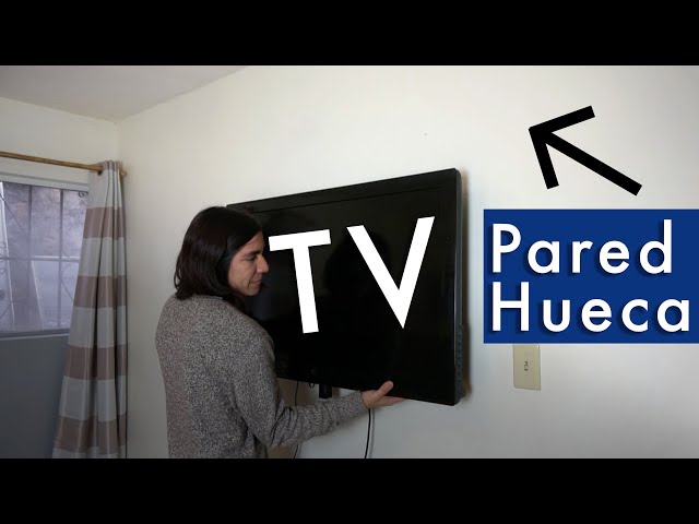 Cómo colocar una pantalla plana ocultando los cables en la pared - Programa  completo - Bricomanía 