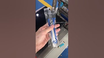 Knife tool automatic pillow type bag wrapping sealing packing machine with hole punching functioin f