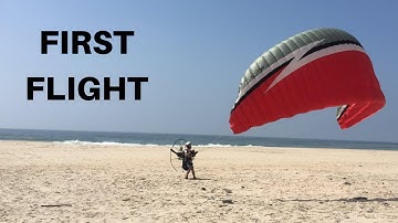 First Solo Flight on a Paramotor