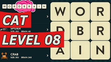 WordBrain Cat Level 8 Answers (Android/IOS)