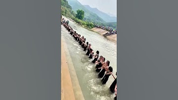 Ấn tượng lễ hội gội đầu(áp hô chiêng) tại Phong Thổ - Lai Châu  #shortvideo