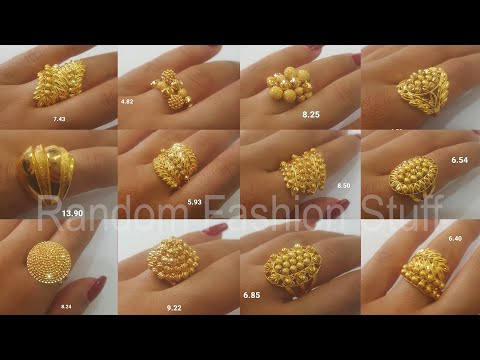 Latest Diamond Rings Designs In Gold | Gold ring designs, Gold rings jewelry,  Diamond rings design