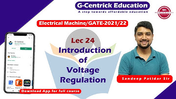 Lec 24 Introduction of Voltage Regulation || Electrical Machine || GATE