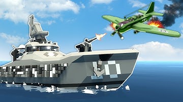 SHIP VS PLANE BATTLE! - Stormworks NEW Weapons DLC Update!