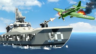 SHIP VS PLANE BATTLE! - Stormworks NEW Weapons DLC Update! screenshot 5