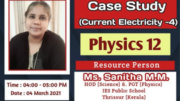 #12 #Physics #Case Study #Unit 2 #Current Electricity #NCERT #Assertion Reason #NEET #JEE IIT