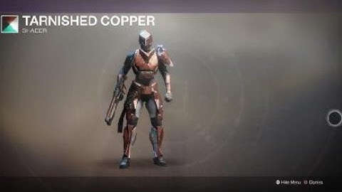 Destiny 2 Titan with Holdfast Armor and Tarnished Copper Shader