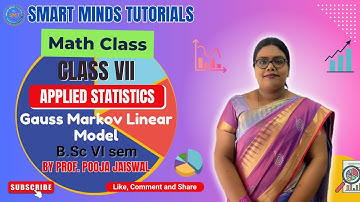 Applied Statistics |Gauss-Markov Linear Model Explained |B.Sc. 6th Sem| #appliedstatistics#gauss