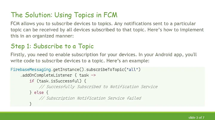 How to Send FCM Notifications to All Users with POSTMAN