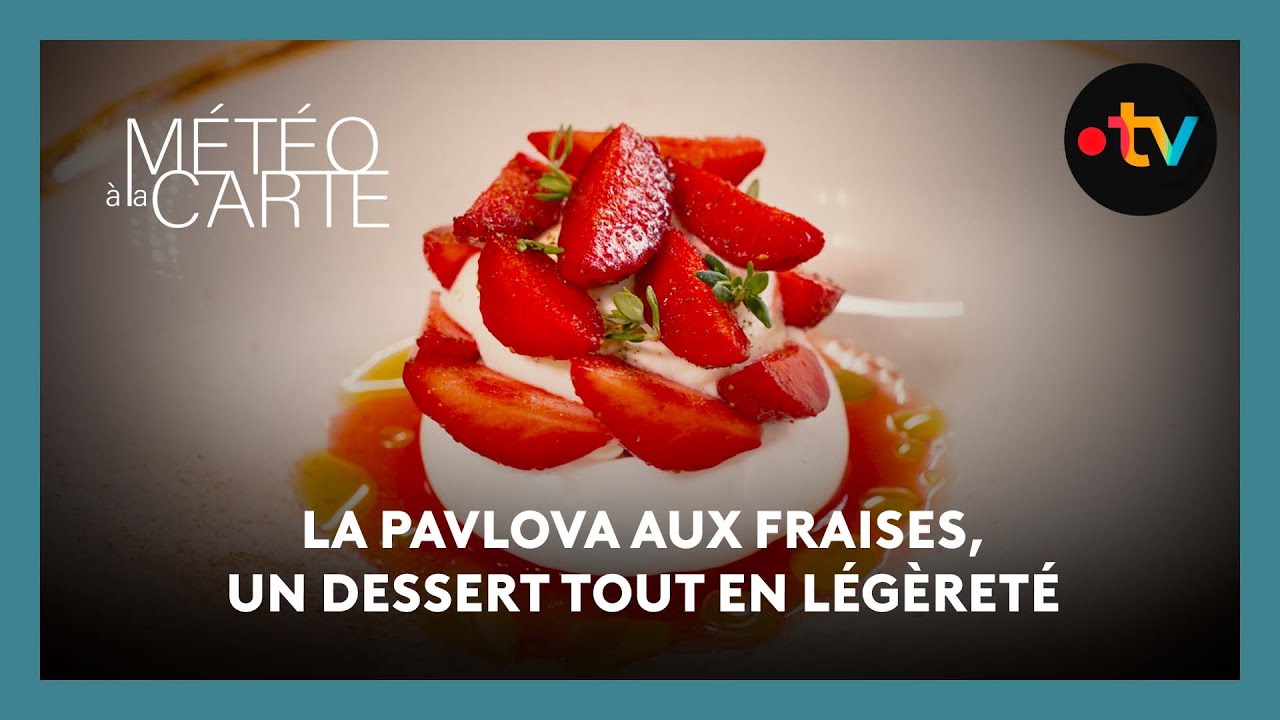 Gastronomie : la pavlova aux fraises, un dessert tout en legèreté