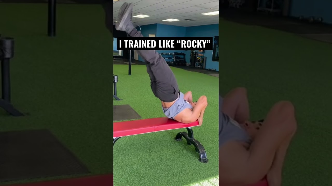 I trained like “Rocky” for the day!