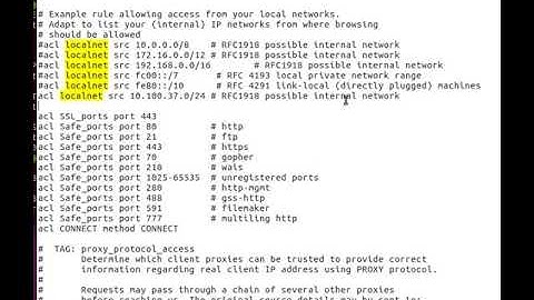 Proxy Server(Squid) ubuntu 16.04