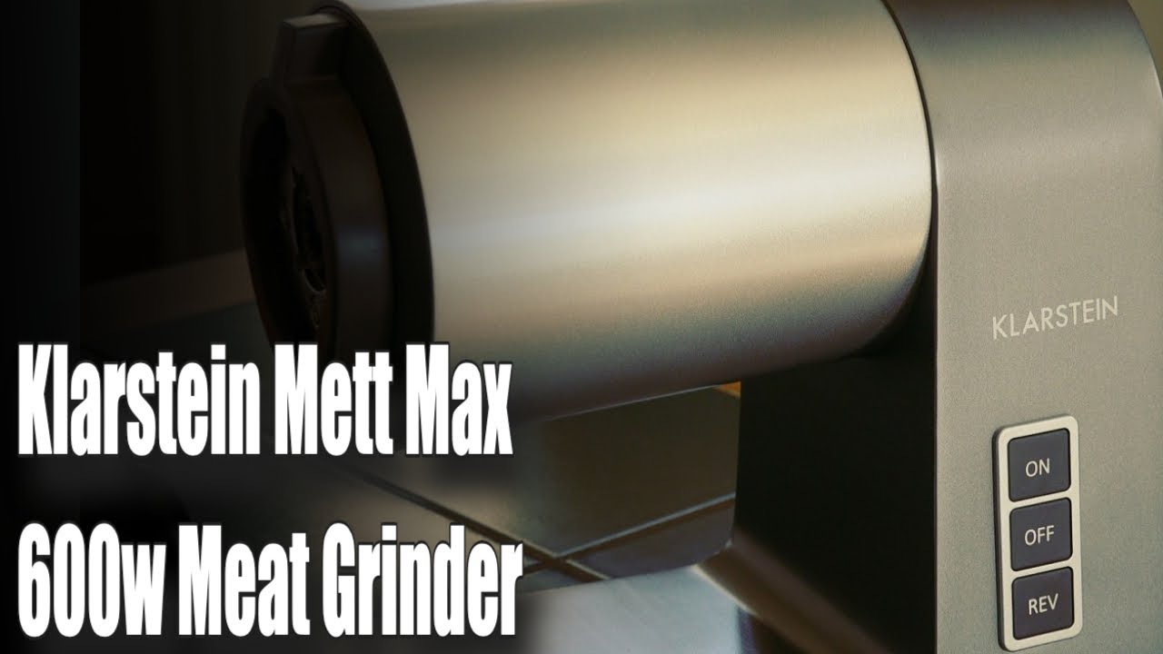 Honderd jaar Rondlopen Bloeden Klarstein Mett Max 600w Meat Grinder. - YouTube