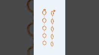 earrings ring rosegoldrings rosegoldjewelry roseearringrosegoldweddingearrings