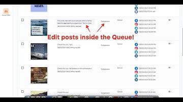 New Feature: Now You Can Edit Posts Directly in the Queue Folder!