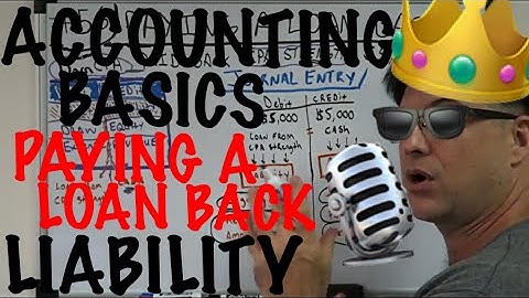 Accounting for Beginners #56 / Paying a Loan Back / Reducing Liabilities / Accounting 101