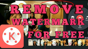 HOW TO REMOVE WATERMARK in KINEMASTER for FREE? TAGALOG