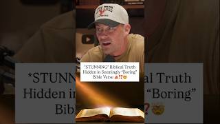 *STUNNING* Biblical Truth Hidden in Seemingly "Boring" Verse