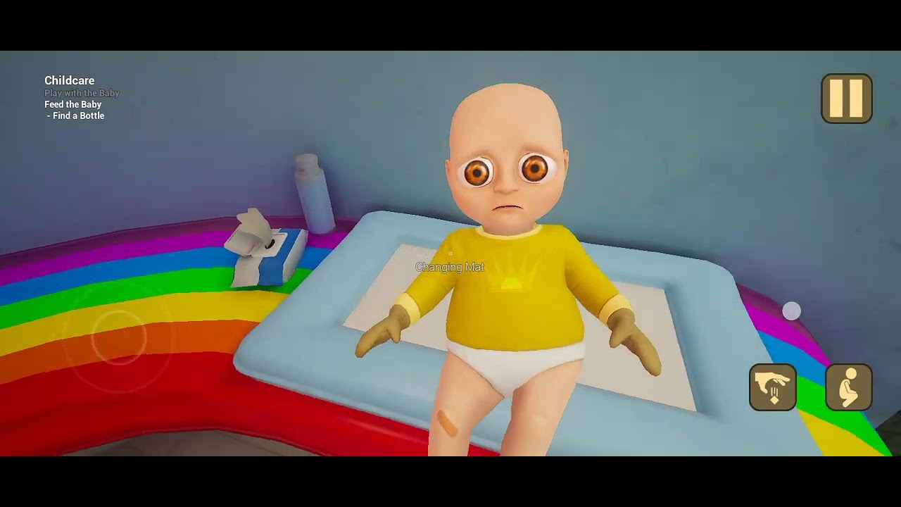 The baby in yellow horror game 