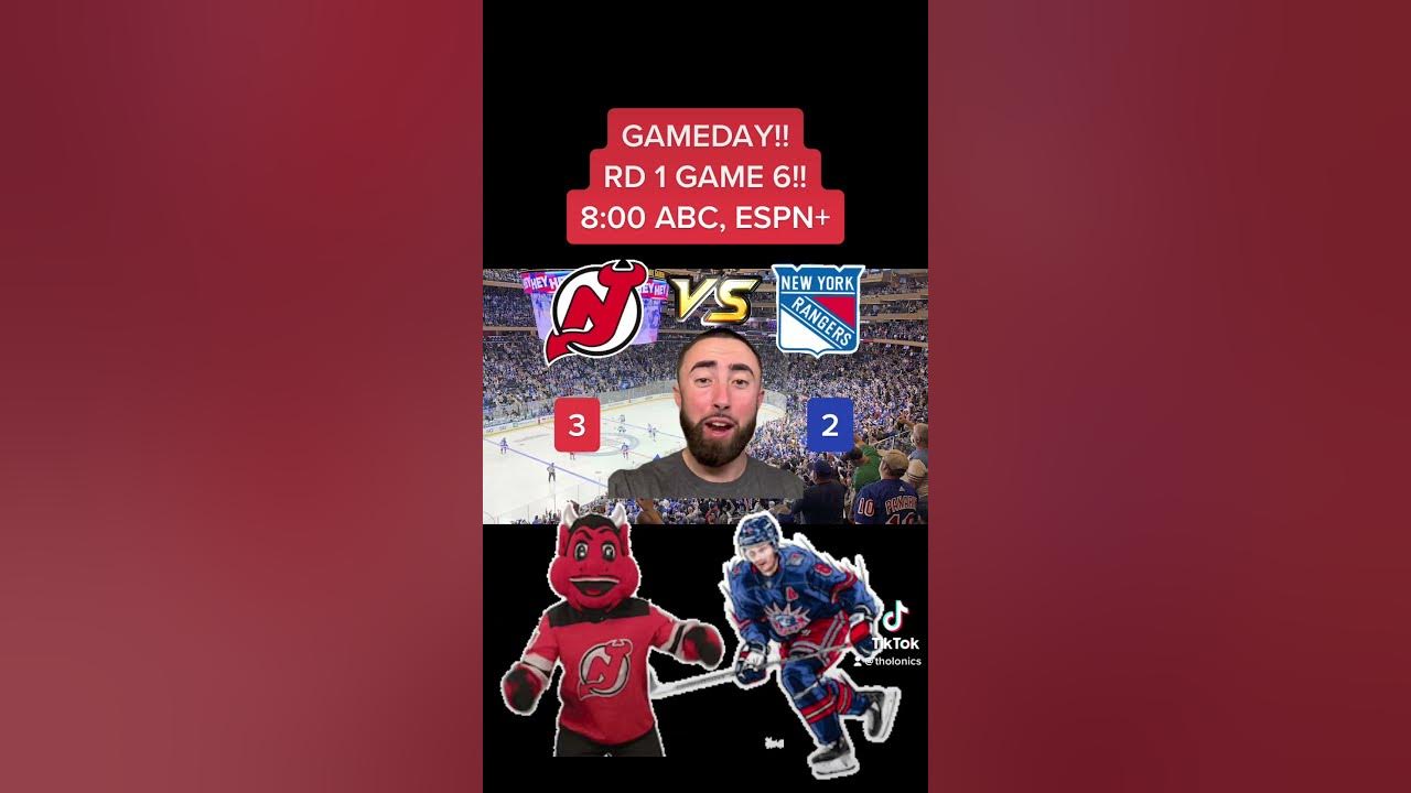 IT’S GAMEDAY!! Devils Rangers Game 6 at the Garden at 800!! Let’s go Devils!! njdevils shorts