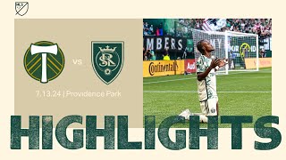 HIGHLIGHTS | Portland Timbers vs Real Salt Lake | July 13, 2024