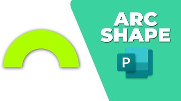 How to insert arc shape in Publisher