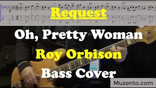Video thumbnail of "Oh, Pretty Woman - Roy Orbison - Bass Cover - Request"