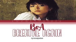 BoA (보아) - Breathe Again (숨…) (Color Coded Lyrics Han/Rom/Eng)