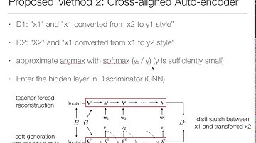 PR-059: Style Transfer from Non-Parallel Text by Cross-Alignment