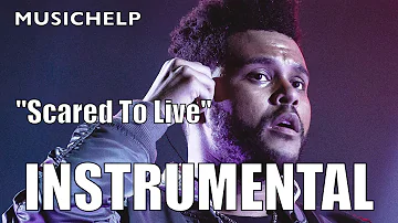 The Weeknd - Scared To Live INSTRUMENTAL/KARAOKE (ReProd. by MUSICHELP)