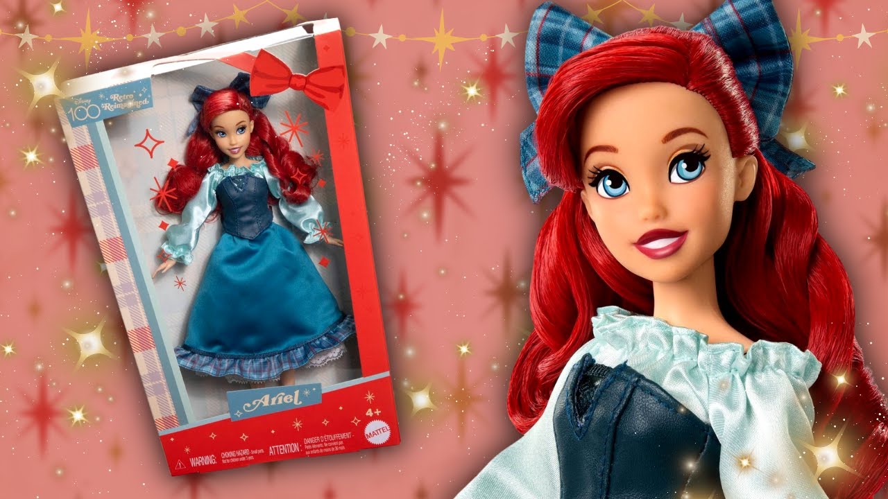 Mattel Disney 100 Princess Barbie Doll Princess Ariel From The Little  Mermaid