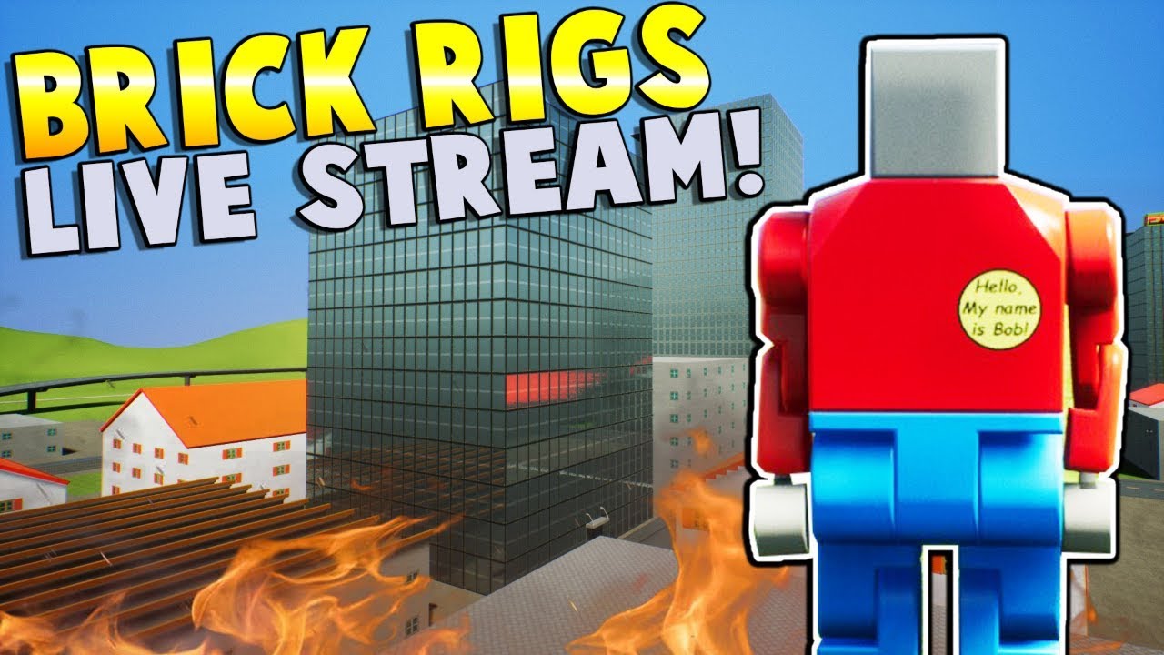 🔴BRICK RIGS ARCHIVED LIVESTREAM! - Lego Police Chases, Train Crashes ...