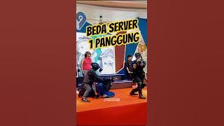 BEDA SERVER DI SATU PANGGUNG 😅 #shorts #cosplay #competition #coswalk #fyp #viral #trending