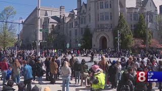 Police make roughly 47 arrests after Yale students camp outside for proPalestinian protest