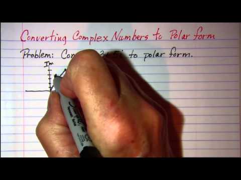 Converting Complex Numbers to Polar form