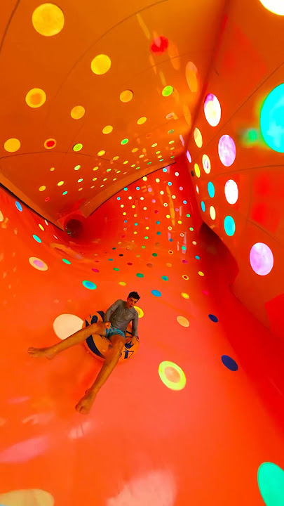 Polkadot funnel water slide! #shorts