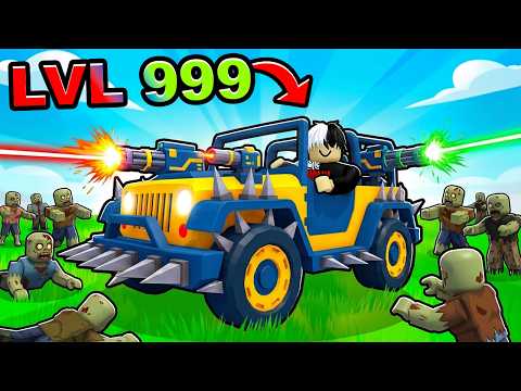 I BUILD A CAR TO FIGHT ZOMBIES in ROBLOX!