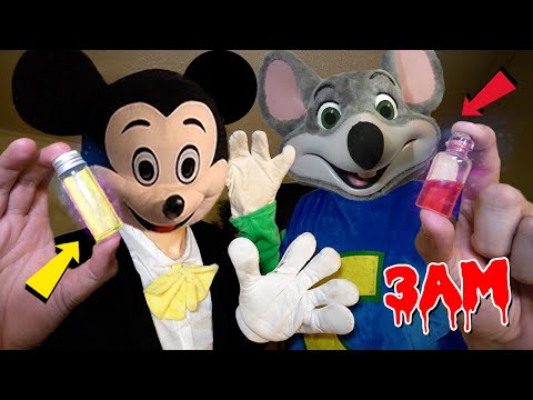 DO NOT DRINK MICKEY MOUSE AND CHUCK E CHEESE POTION AT THE SAME TIME AT 3 AM!! (CRAZY)