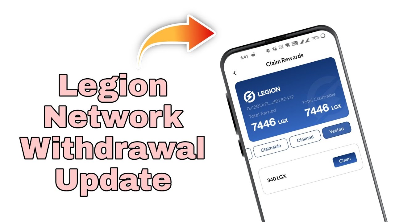 Legion Network Wirthdrawal Update