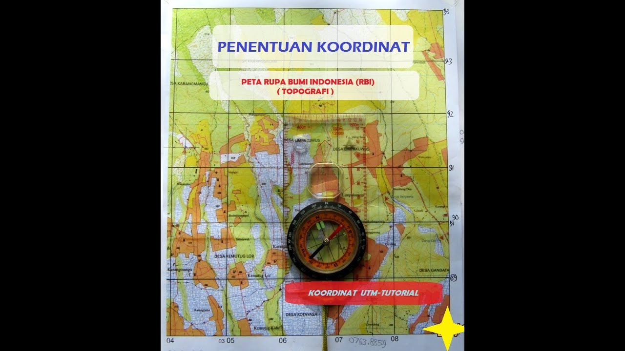 PENENTUAN KOORDINAT PETA TOPOGRAFI