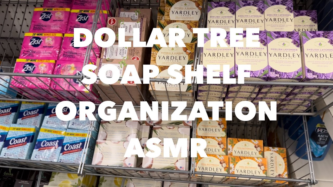 Dollar Tree Soap Shelf Organization ASMR