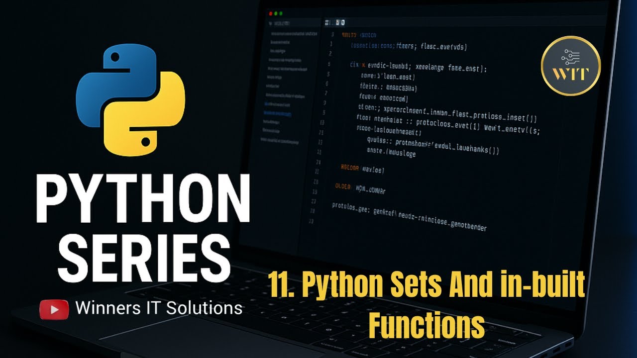 11 - Python Sets and in built function - YouTube
