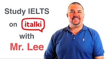 Learn English on italki with Mr. Lee